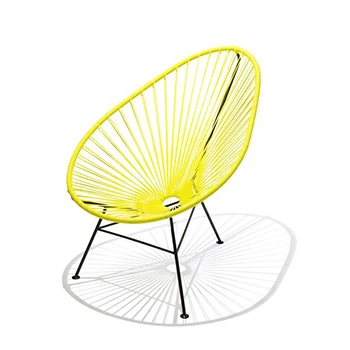 Yellow Chair Адмикс дизайн/Акапулько смешанные эстетики открытый дизайн мебели современные ротанга патио стул - Цвет: Yellow Chair