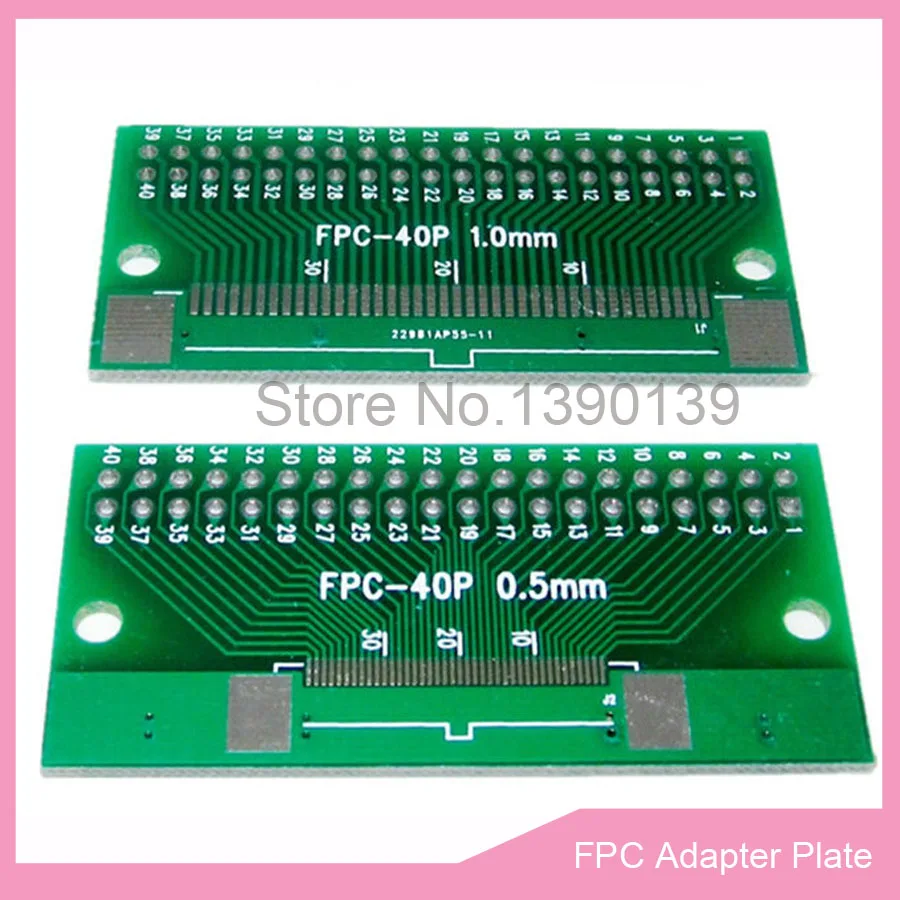 5 шт./лот 40P FFC FPC Адаптерная пластина 0 мм/1 мм Шаг до 2 45 40Pin плоский кабельный разъем
