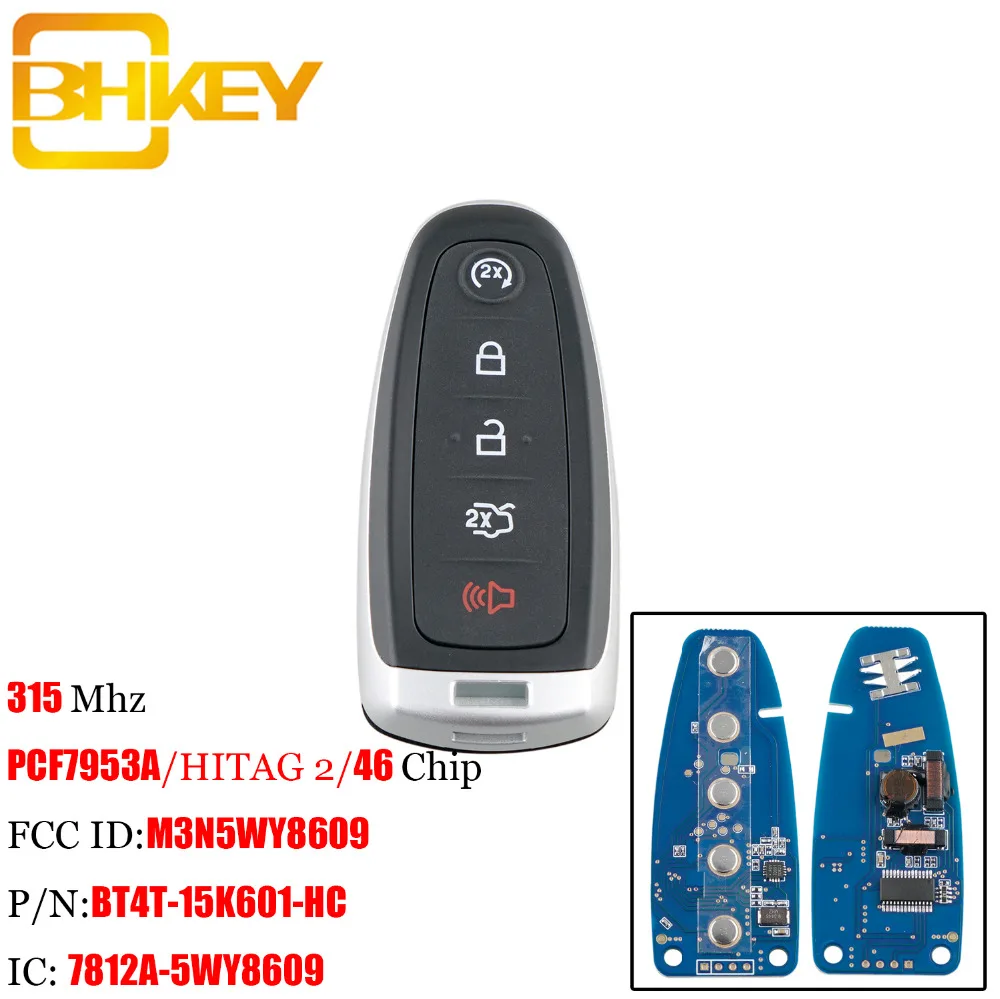 Умный дистанционный ключ BHKEY для Ford M3N5WY8609 315 МГц|Ключ от авто| |