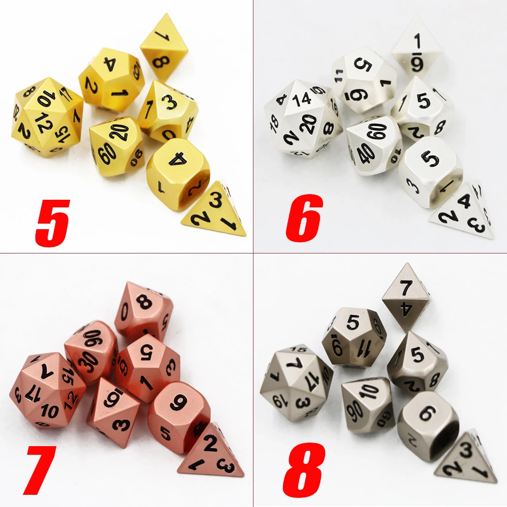 IMDG 7 шт./компл. креативные игровые кости для ролевых игр многогранные