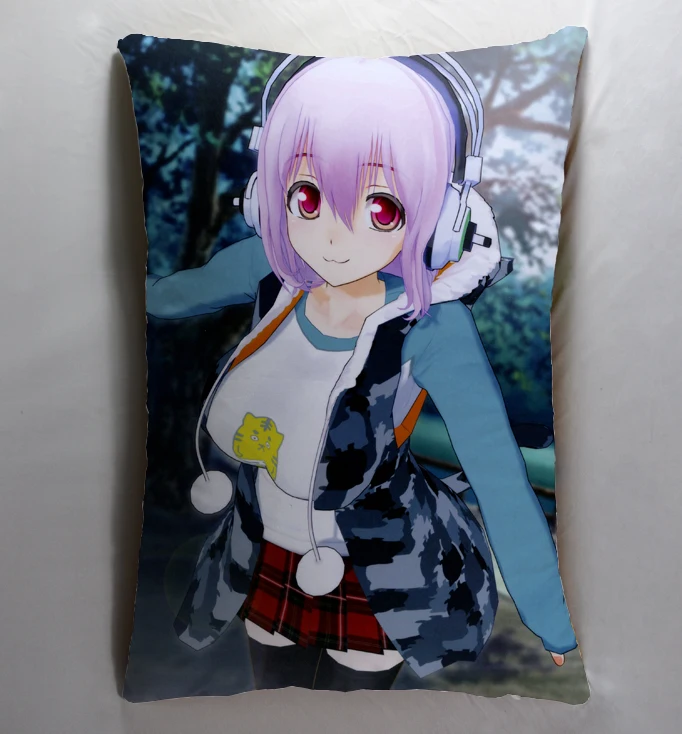 

Anime Manga SONICOMI Super Sonico 40*60cm Pillow Case Cover Seat Bedding Cushion 005