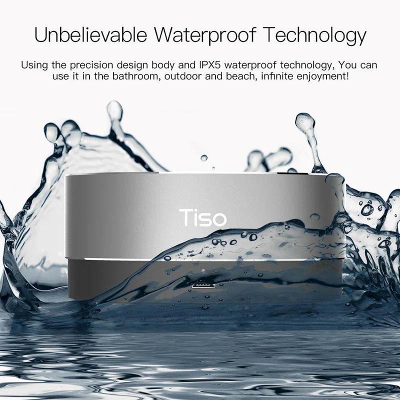 Беспроводной bluetooth-динамик Tiso T10 10-15 часов
