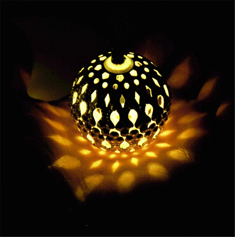 10 шаров светящиеся гирлянды на солнечной энергии светодиодный Сказочный