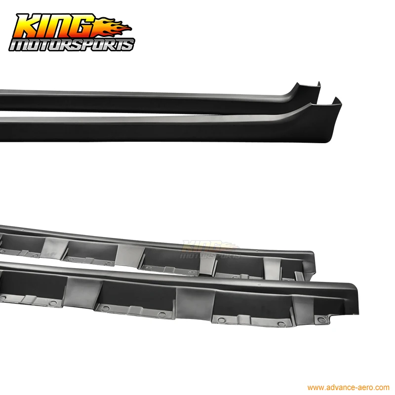 Подходит 09-13 TOYOTA COROLLA Седан 4DR OE Стиль сбоку юбки обвес черный PP