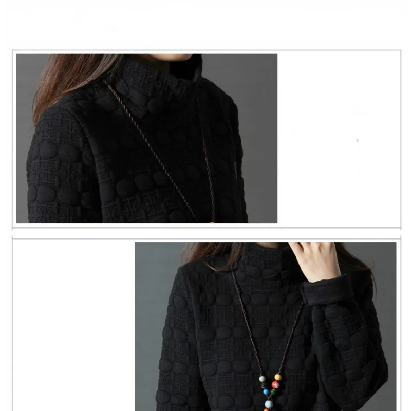 Новинка 2020 осенне зимняя одежда для беременных с высоким воротником плотное