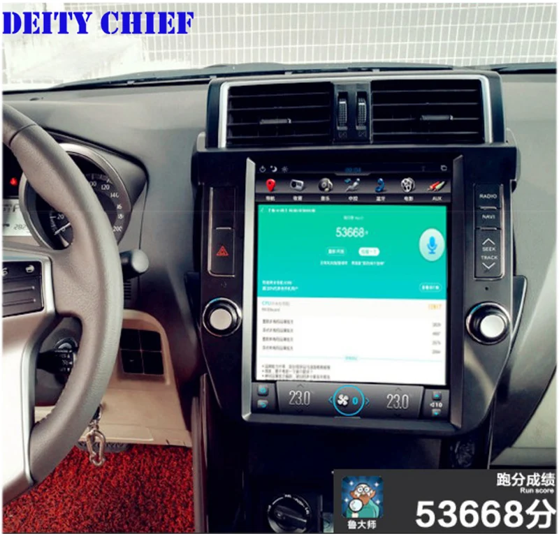 Tesla стиль Android автомобильное радио gps навигация для TOYOTA Land Cruiser Prado 150 2013- стерео головное устройство мультимедийный блок