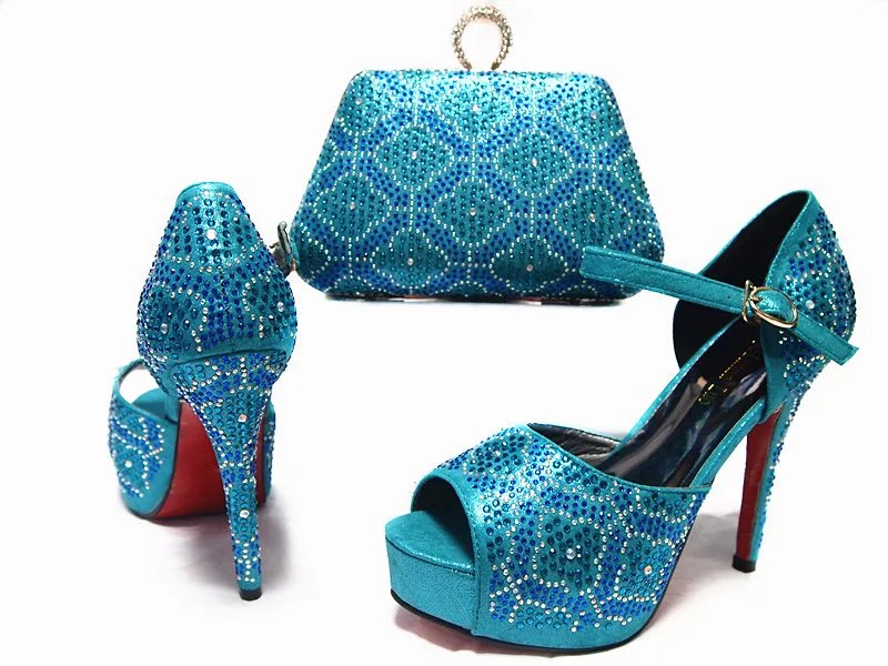 2017 Italian Shoes With Matching Bags For Party High Quality African And Set for Wedding Black JA10-2 Size 38-42 | Обувь