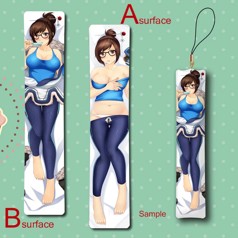 Горячая игра доктор Мэй Линг Чжоу Cool Аниме мини Dakimakura брелок для ключей подвесная