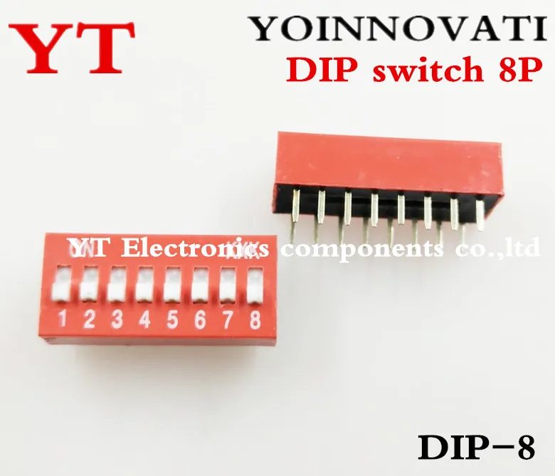 

100pcs/lot DIP 8P DS-08 2.54MM 16PIN Best quality
