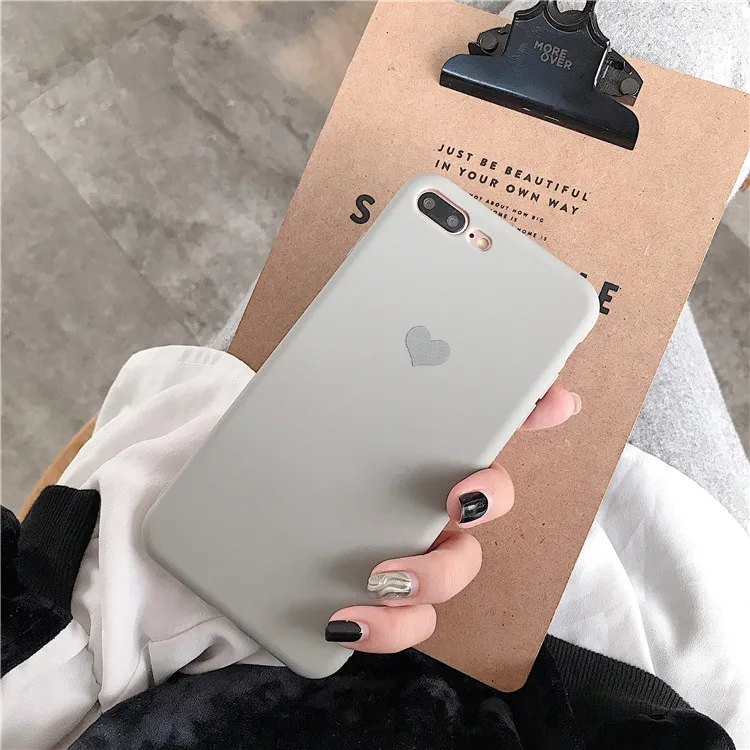 Однотонный простой чехол для телефона iPhone X XS Max XR 6 6S 7 8 Plus Модный мягкий из ТПУ |