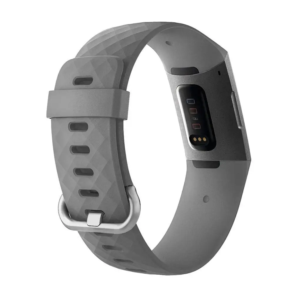 A Силиконовые спортивные повязки заменить Мужские t для Fitbit Charge 3 для женщин мужчин маленький большой классический регулируемый браслет ремешок браслет 9,14 - Цвет: A