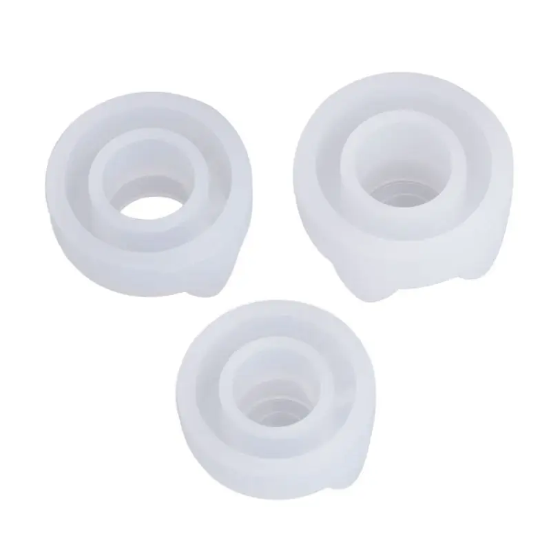 1 комплект силиконовых колец для украшений кошачьи ушки круглые зеркальные