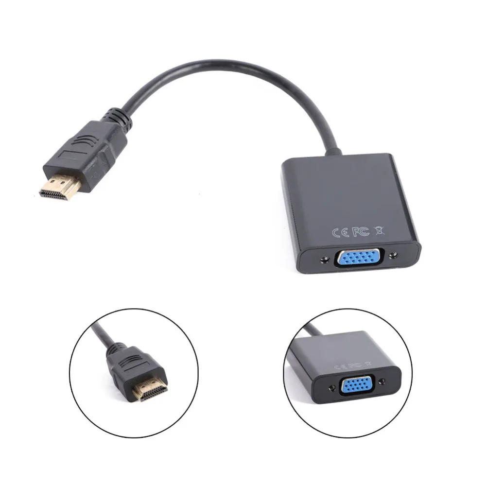 1080P HDMI мужчина к VGA Женский видео конвертер Кабель-адаптер для ПК DVD HDTV TV |