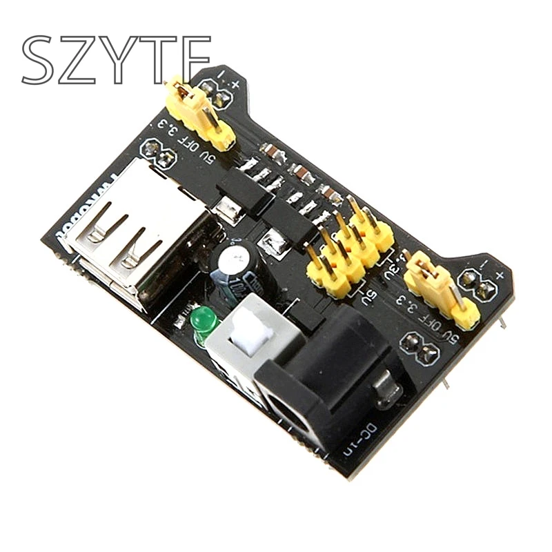 MB102 макетная плата модуль питания 3 V 5V Для Arduino Solderless хлебная регулятор напряжения