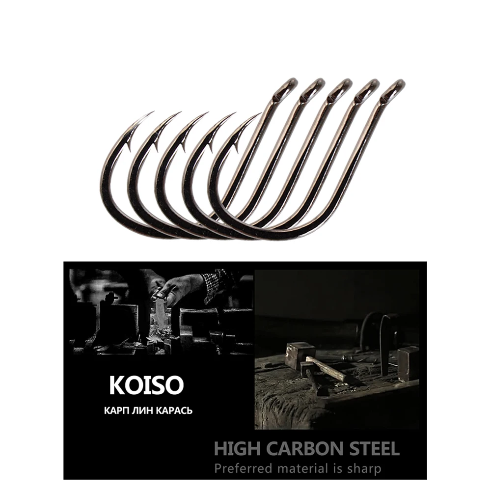 6-9 шт. рыболовные крючки из углеродистой стали | Спорт и развлечения