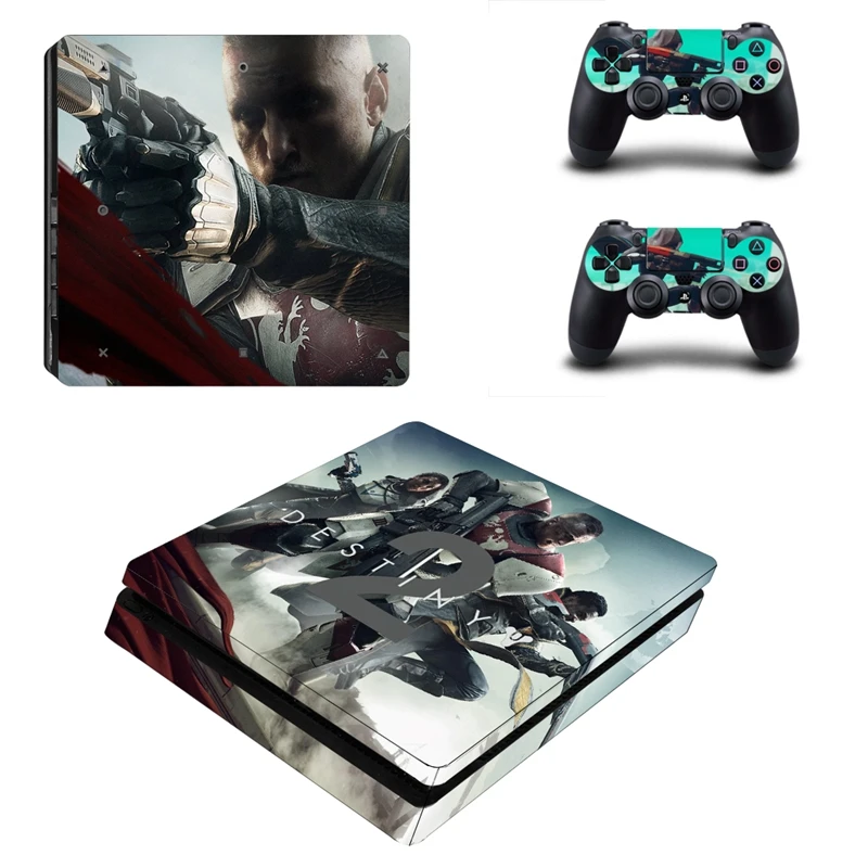 Новинка; Лидер продаж игра стилизованное покрытие Стикеры чехол для Sony Playstation 4 Slim PS4 Slim консоли и надписи 2 тонких контроллеров