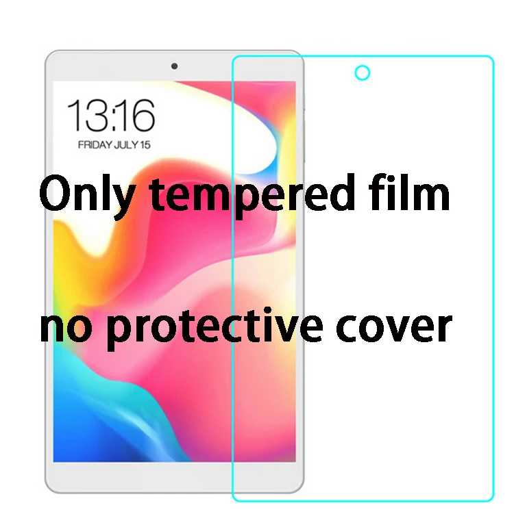 Новейший Ультратонкий чехол для Teclast P80 pro " планшетный ПК, чехол-подставка Teclast P80 Pro из закаленной пленки+ 2 подарка - Цвет: OnlyTG film Not case