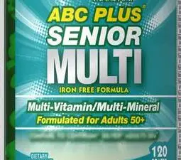 Прайд ABC плюс старшая мультивитаминная мульти Минеральная Формула 120 здоровое