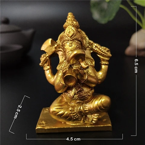 Музыкальная статуя Будды Ганеша из канифоли