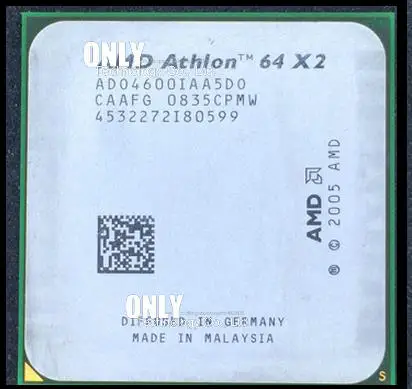 Athlon 64X2 4600+ 2,4 ГГц двухъядерный Разъем Am2 Настольный Процессор двухъядерный процессор AMD
