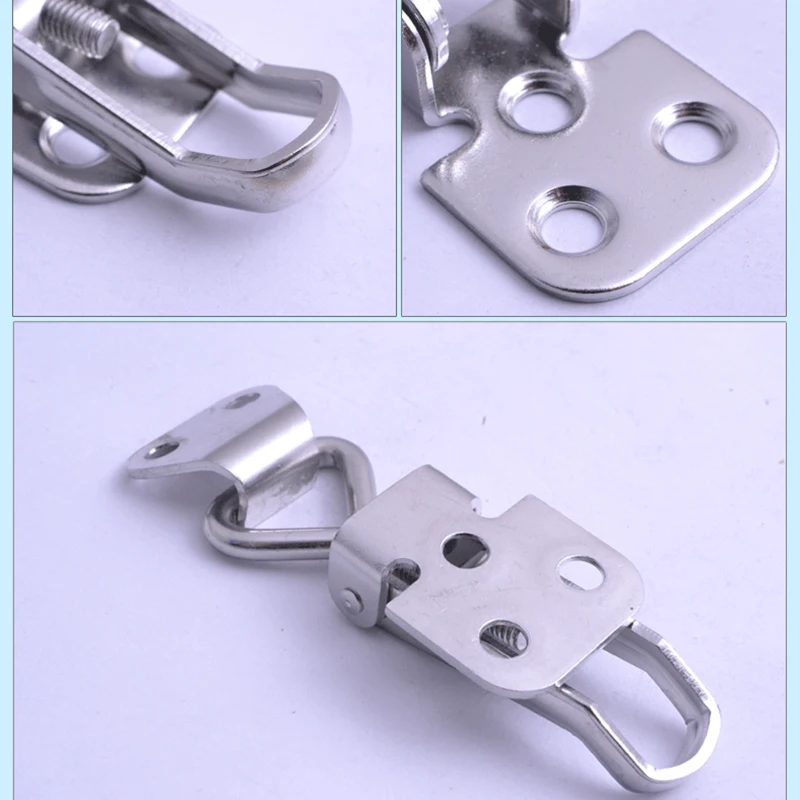 2 шт. регулируемые Рычажные защелки из нержавеющей стали 304 с 3 отверстиями