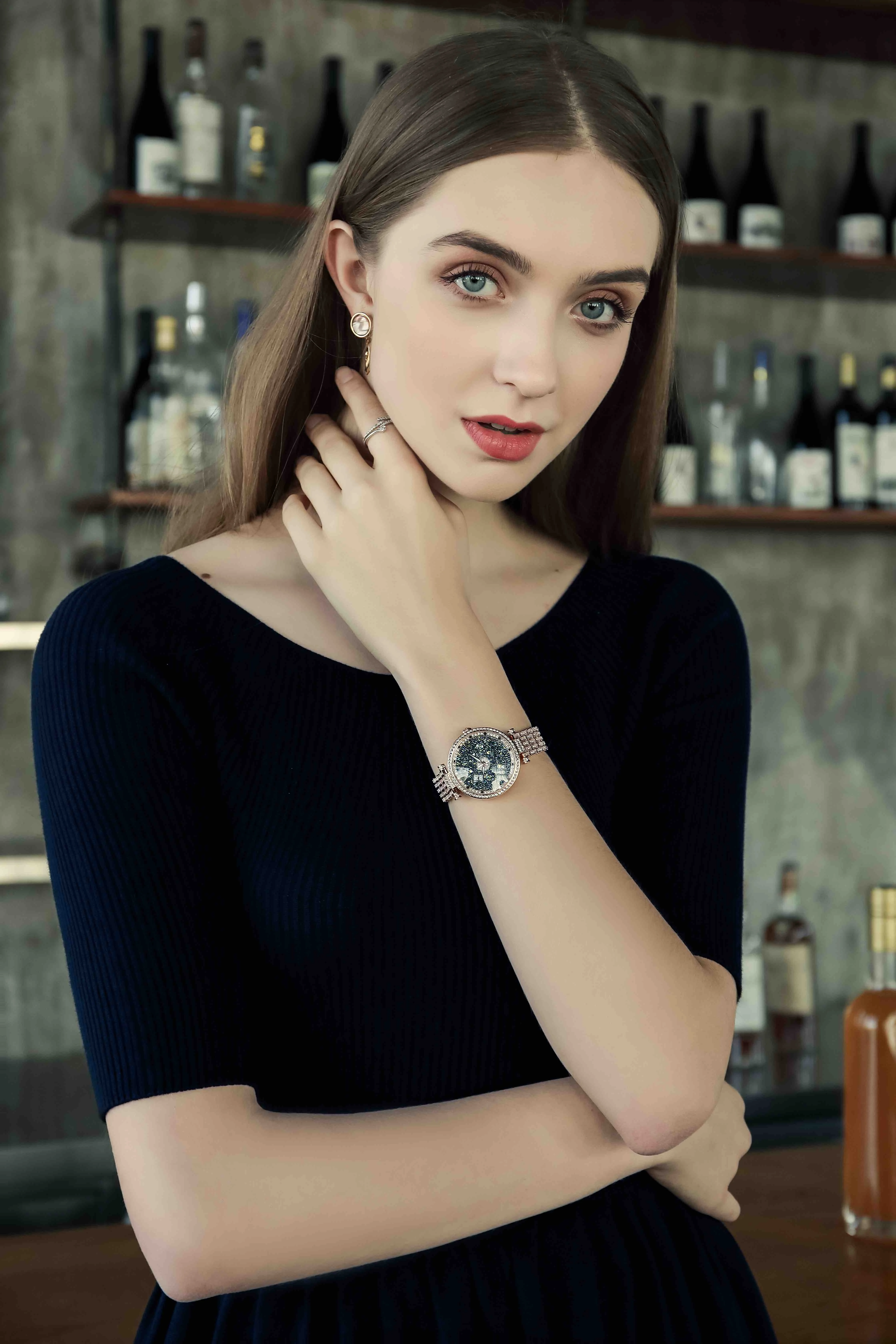 Princess Butterfly часы женские наручные с изображением принцесс бабочек, небо, водонепроницаемые кварцевые со стразами и кристаллами, звездное серебра розового золота подарки на год из купон