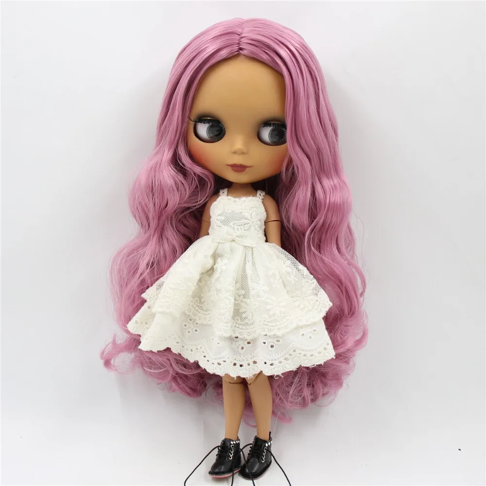 Ледяная кукла DBS Blyth 1/6 bjd игрушка для суставов тела темная кожа матовое лицо