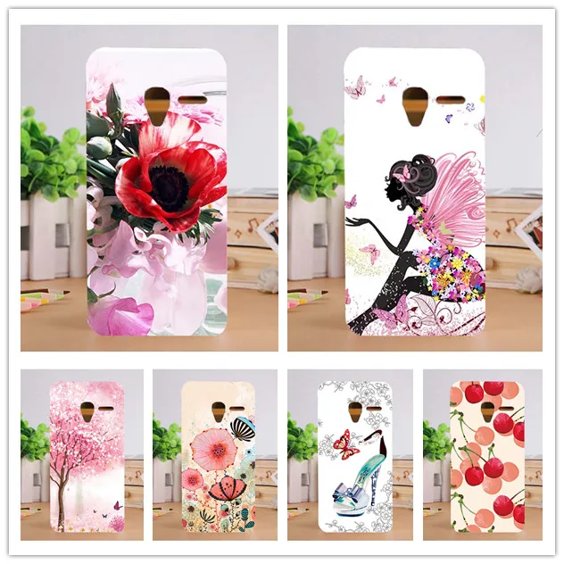 Чехол для Alcatel One Touch Pixi 3 4 дюйма OT 4013X 4013D 4050X чехол с подставкой и узорами