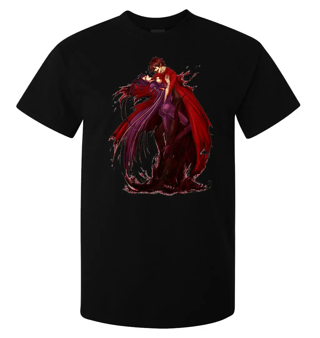 Alucard и Bayonetta похоти арт Аниме Мужская (женская в наличии) футболка Черная