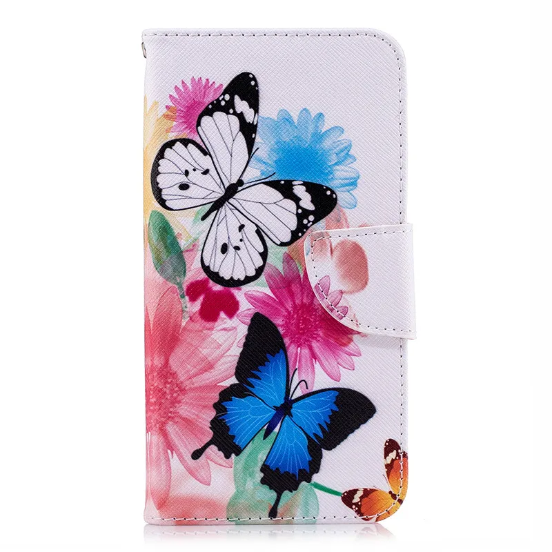 Кожаный чехол-портмоне с откидной Чехол на СПС Coque huawei Y3 Y7 Y6 Y5 Y3 Y5 Y6 Honor 7A 7C Pro Honor 7C 7A ру чехол для телефона чехлы - Цвет: 3