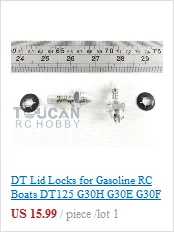 DT125 набор 4" стекловолокно хорошо окрашенный RC корпус лодки только для продвинутого игрока TH02676
