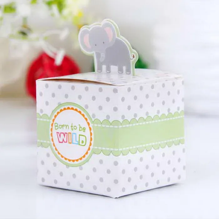 Слоненка детей Ванна пользу Box подарок на свадьбу Коробки вечерние для 12 шт. | Дом