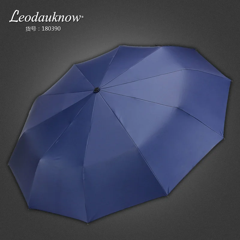 Leodauknow новые большие модные высококачественные бизнес зонты для 4 цветов мужские