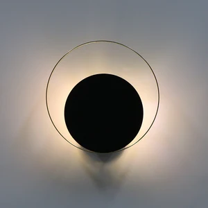 Светодиодная настенная лампа, светильник для спальни, комнатный декоративный настенный светильник, входной светильник для лестницы с лампочкой G4, 220 В переменного тока, железный материал