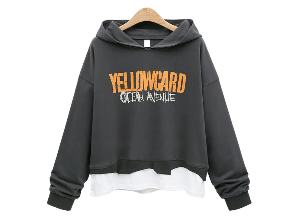 

Women Warm Hoodie Sweatshirt Ladies Hooded Printed Letters Coat Loose Pullover Tops