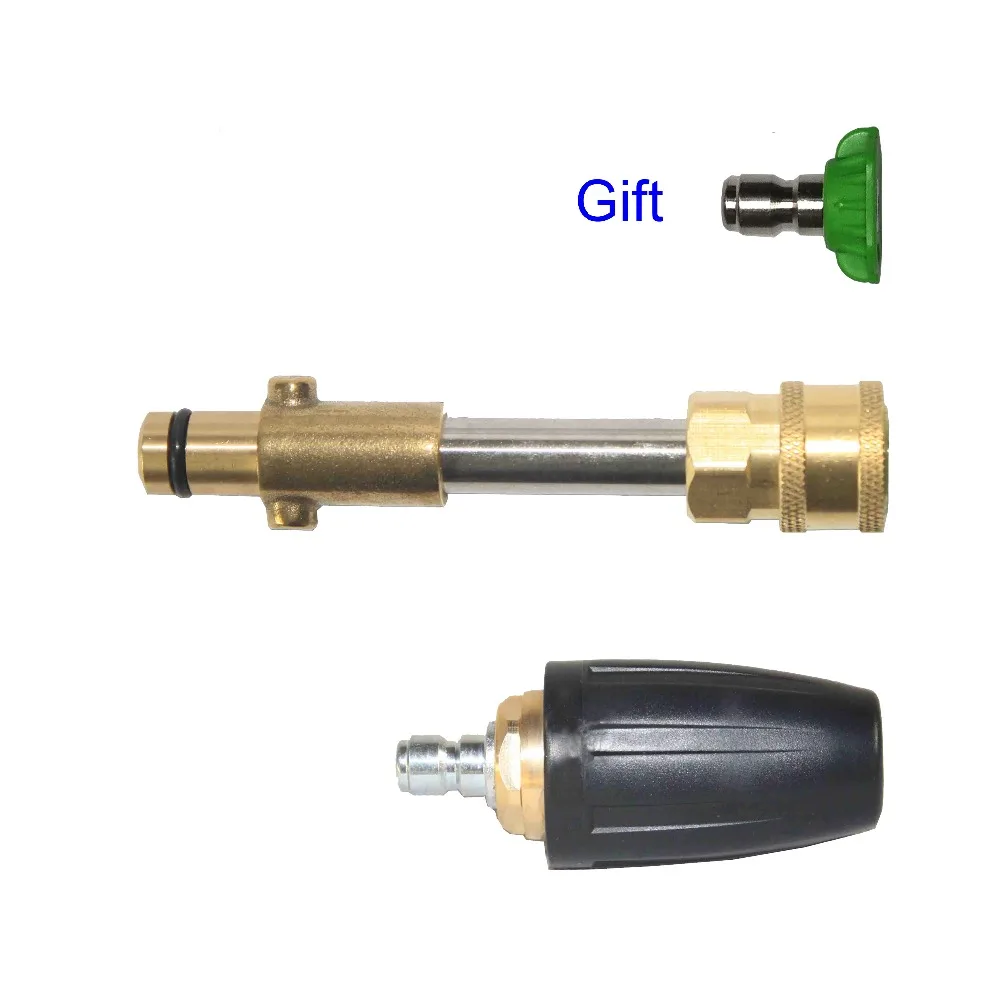 Nilfisk Gerni 20MPa/3000PSI пистолет для мойки под давлением Лэнс мини и турбо сопло комплект