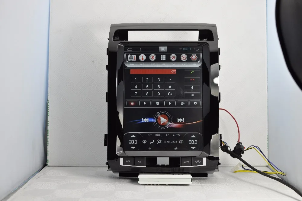 Головное устройство Tesla на Android с вертикальным экраном 12 1 дюйма головное