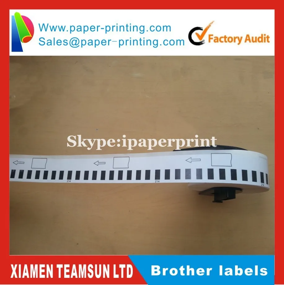 6x Rolls Brother Совместимые Этикетки dk 22214 прямые метки|brother label|tag tagtag lines |