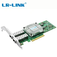 lr link 9812bf 2sfp dual port 10gb nic ethernet adapter pci e fiber optic network card lan card intel x710 da2 compatible