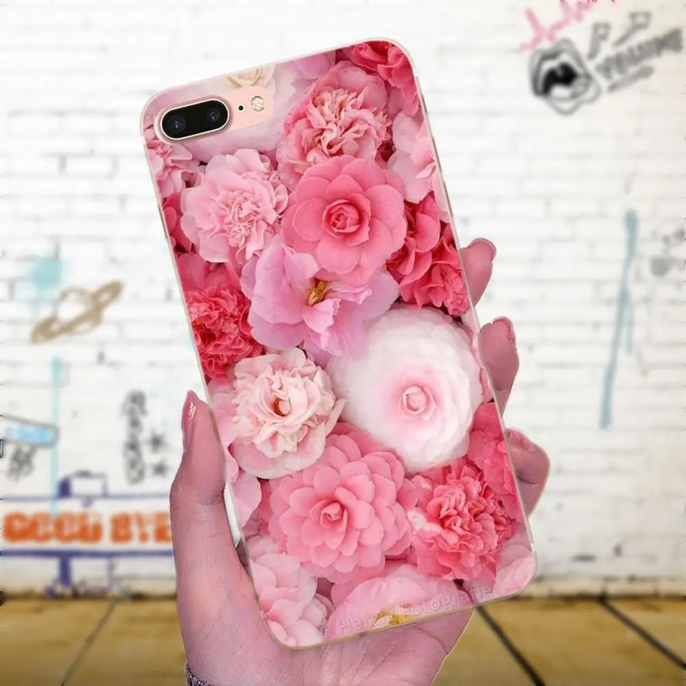 Pink Peonies On Sale Phone Case For Huawei Honor 4C 5A 5C 5X 6 6C 6A 6X 7 7X 8 9 V8 V10 Y3II Y5II Y6II G8 P7 Play Lite | Мобильные