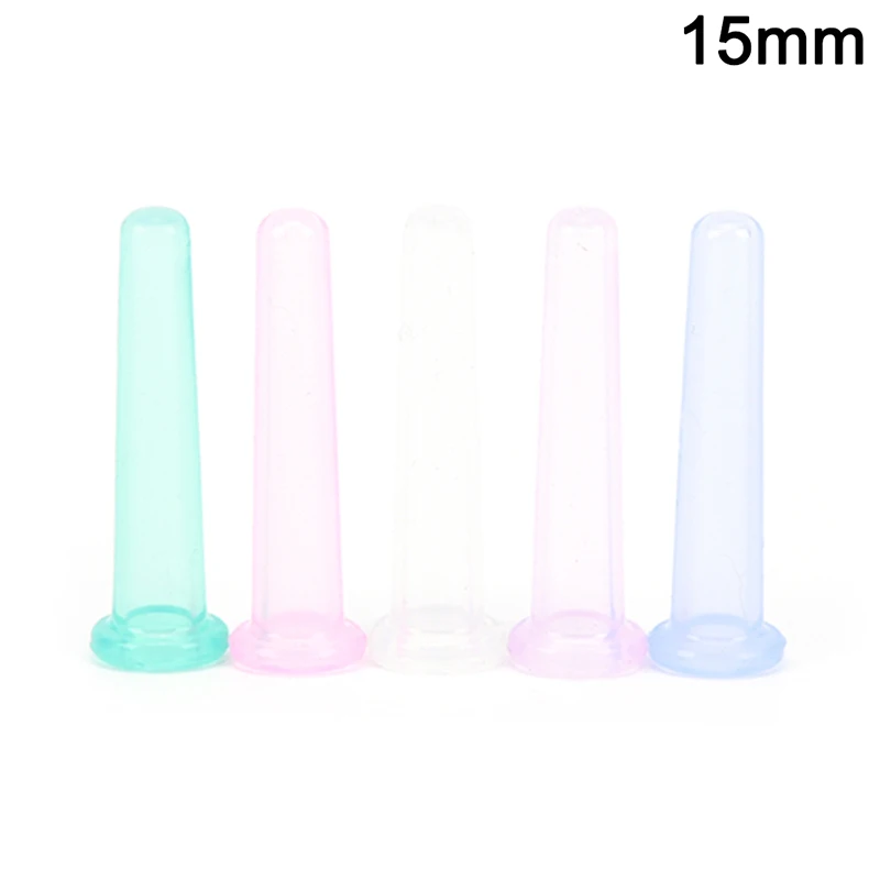 15mm 1 шт., силиконовые вакуумные банки, чашки, семейный массаж тела, помощник, антицеллюлитный, забота о здоровье, массаж лица, шеи, медицинский насос на присоске - Цвет: 15mm