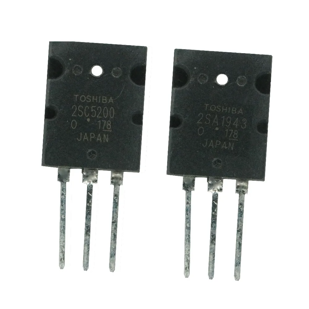 2 пары в партии 2SA1943 & 2SC5200 PNP транзистор большой мощности|transistor 2sc5200|transistor powertransistor