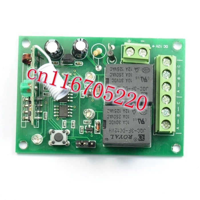 DC12V 10A 2 CH RF Remote Control Relay Switch Board Wireless Outdoor Lighting Power Receiver&amp 4Transmitter | Обустройство дома
