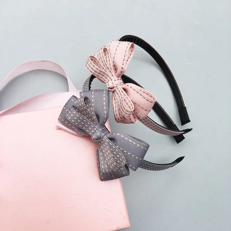 12 шт. модные милые повязки для волос с бантом|Аксессуары девочек| |