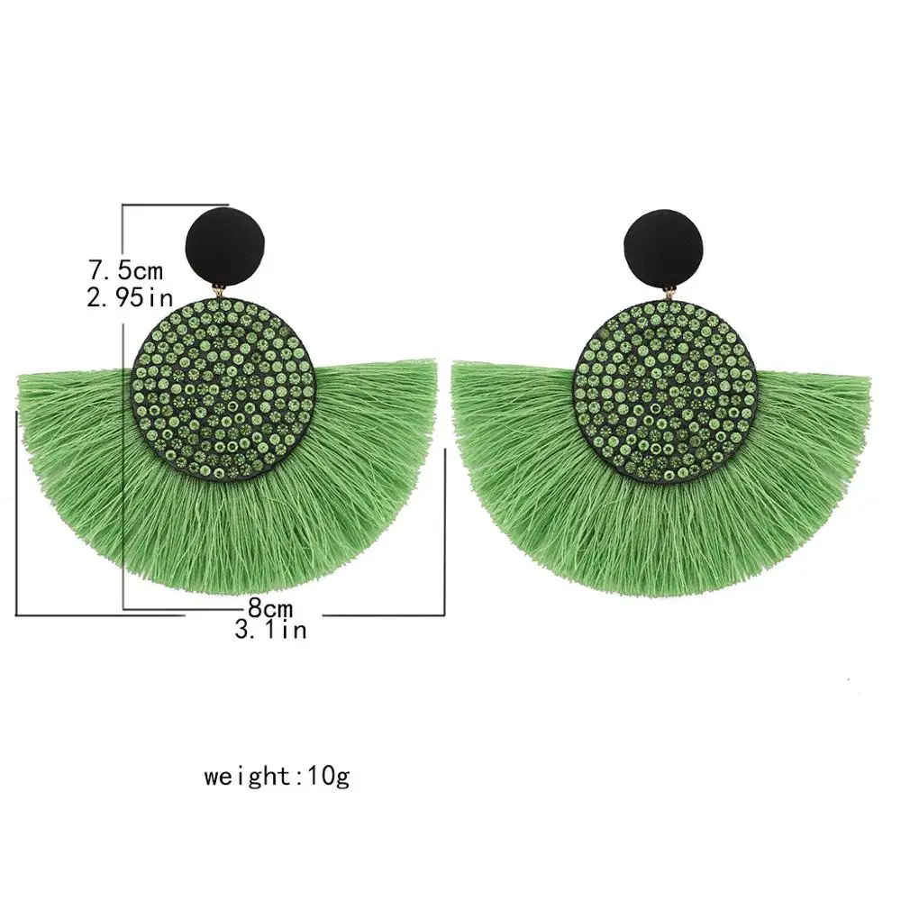 Tassel Earrings Women Vintage for Female Fashion Statement Drop Fringed Pendientes Jewelry Wholesale W73912 | Украшения и