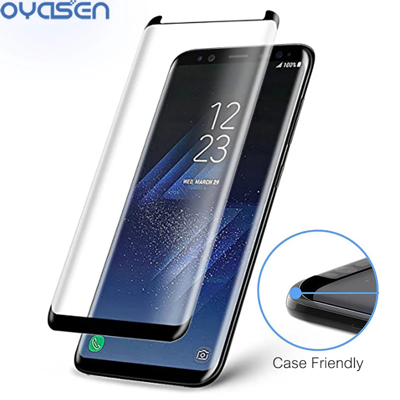 3D изогнутый протектор экрана для Samsung Galaxy S8/S8 Plus + специально разработанный 9H
