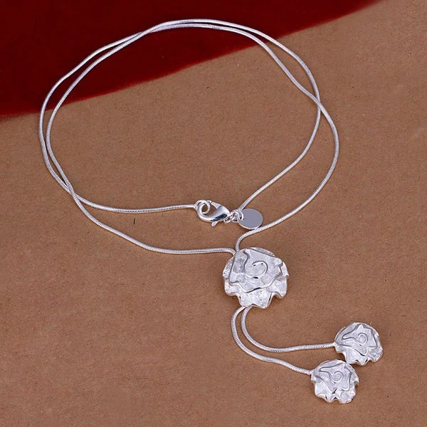 Посеребренные модные подвески для бижутерии ожерелье Цепи 925 ювелирных изделий с