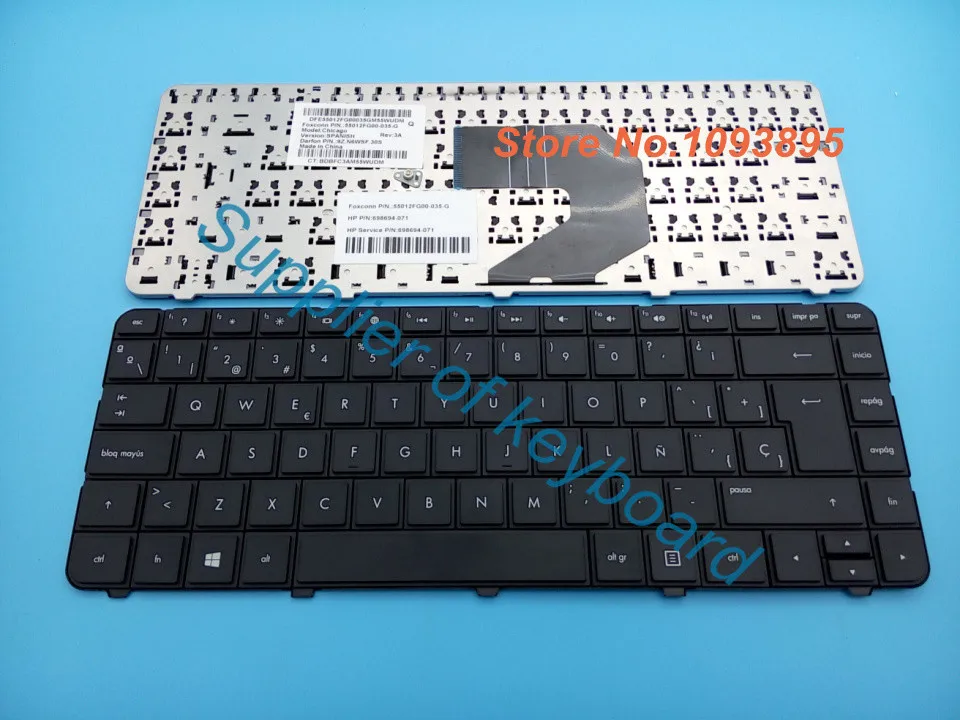 Новая испанская/латинская клавиатура для HP Pavilion G4 G43 G4-1000 G6 G6S G6T G6X G6-1000 Q43 CQ43 CQ43-100 CQ57