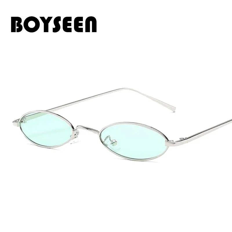 Мужские и женские очки BOYSEENY классические солнцезащитные в металлической оправе