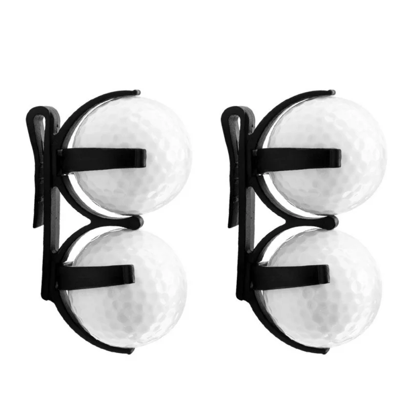 1pcs Sale Durable Golf Ball Holder Clip Prop Golfing Sporting Training Accessory Plastic Black Newest | Спорт и развлечения